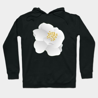 Beautiful White Jasmine Flower Hoodie